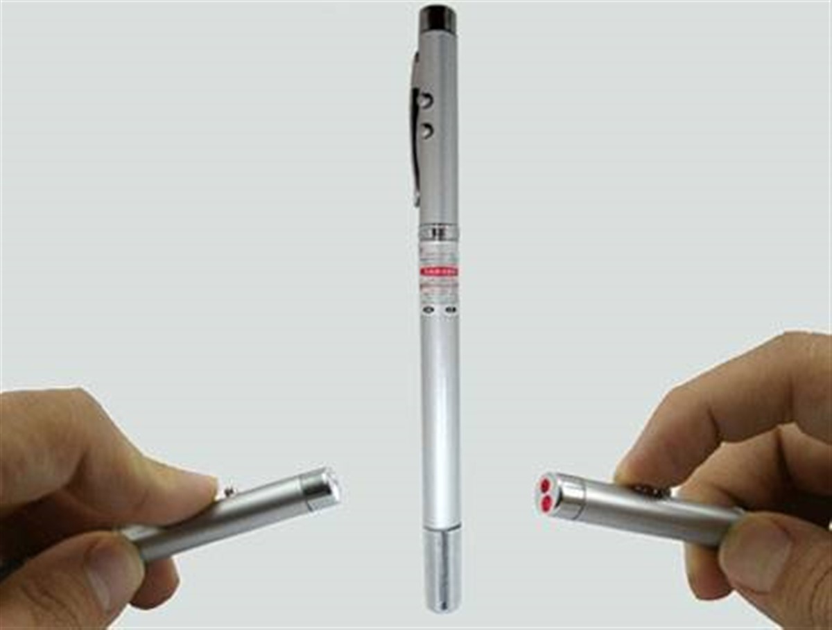 Uzayabilen Lazer Led Işıklı Manyetik Pointer Sunum Kalemi