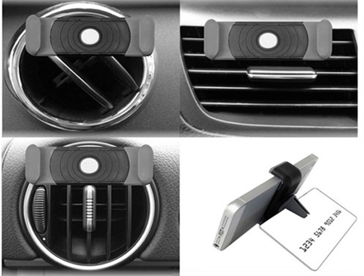 Araç Oto Klima Havalandırma Mini Telefon Tutucu