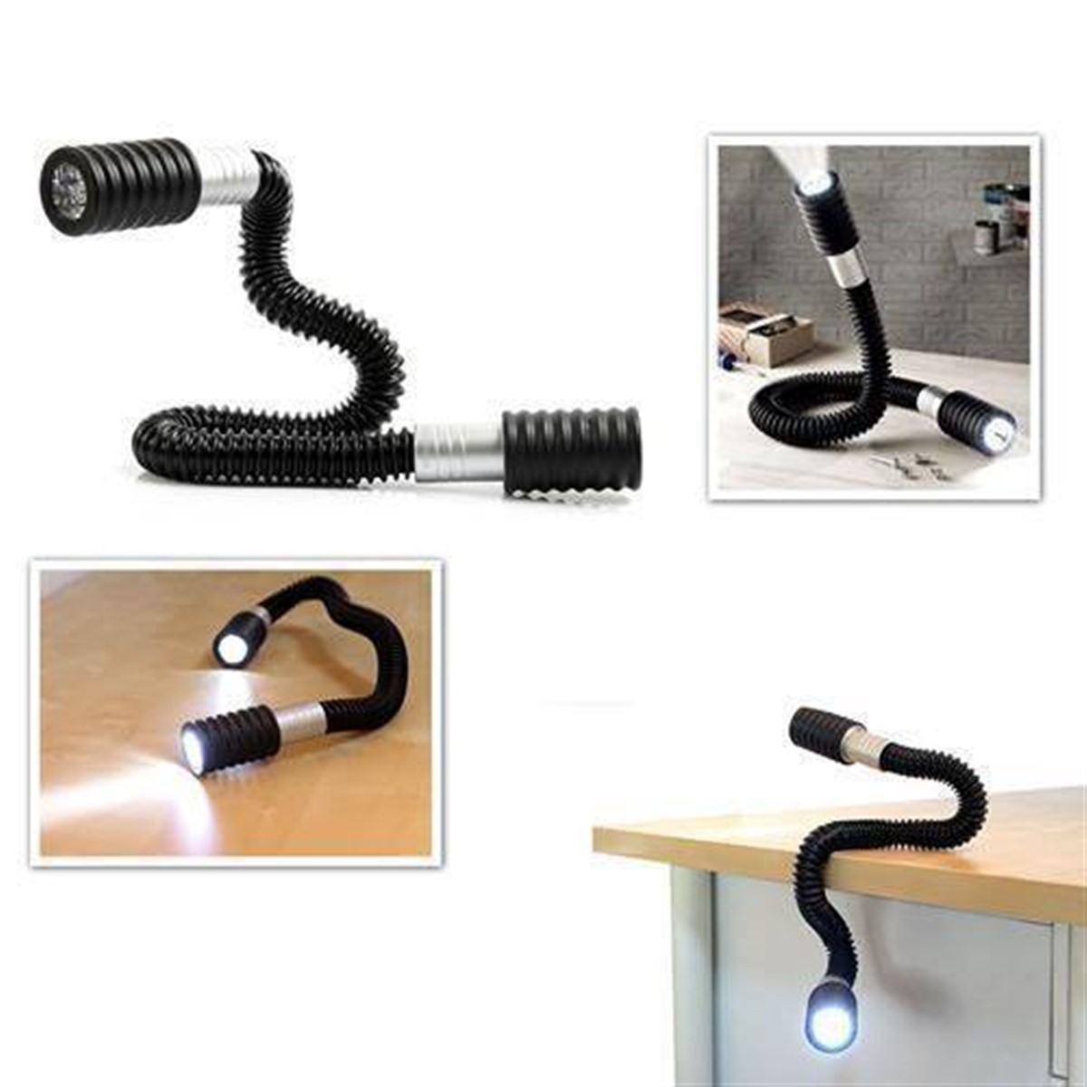 Spiral Katlanabilir Lamba Taschenlampe Snake