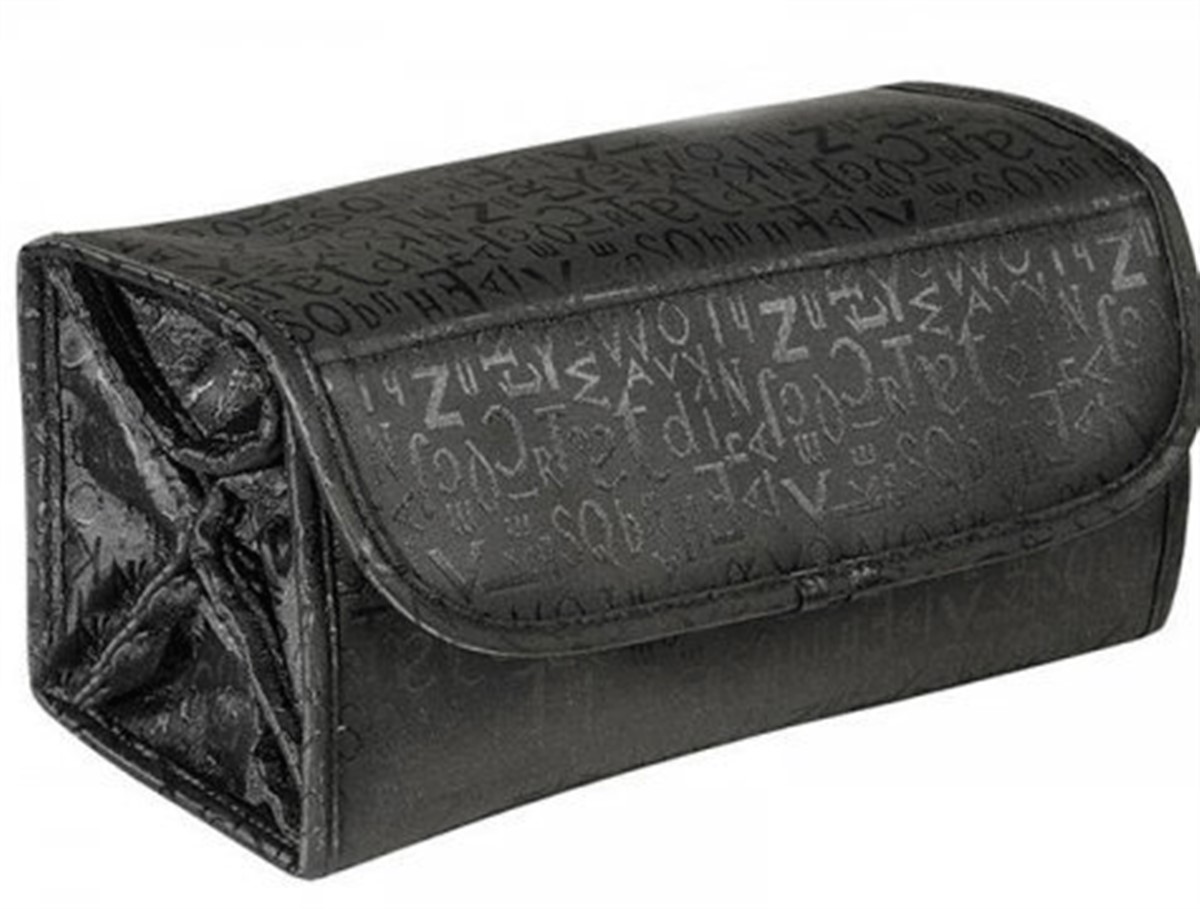 Roll N Go 4 Gözlü Kozmetik Çantası Siyah