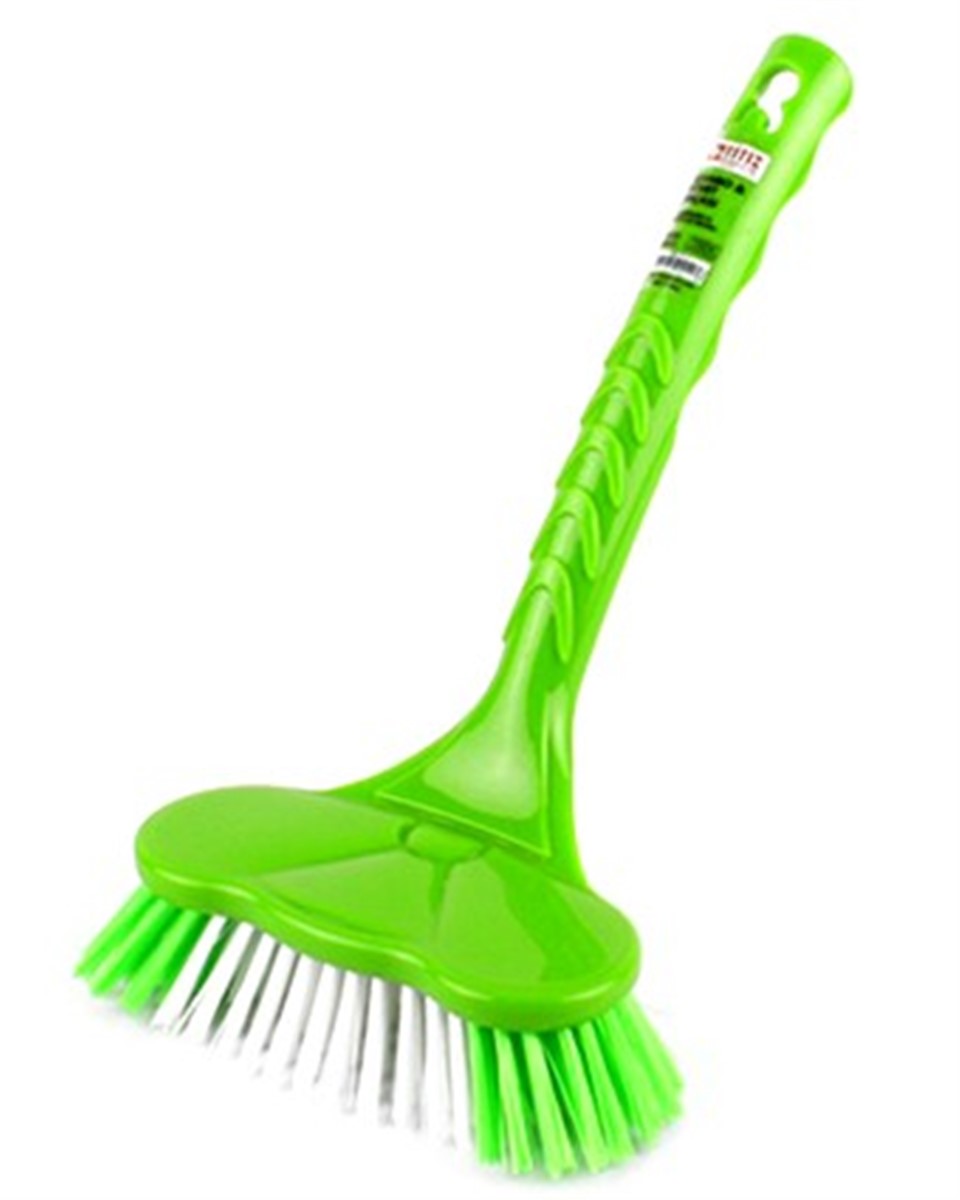 Ergonomik Tasarım Saplı Küvet Lavabo Fırçası Asorti