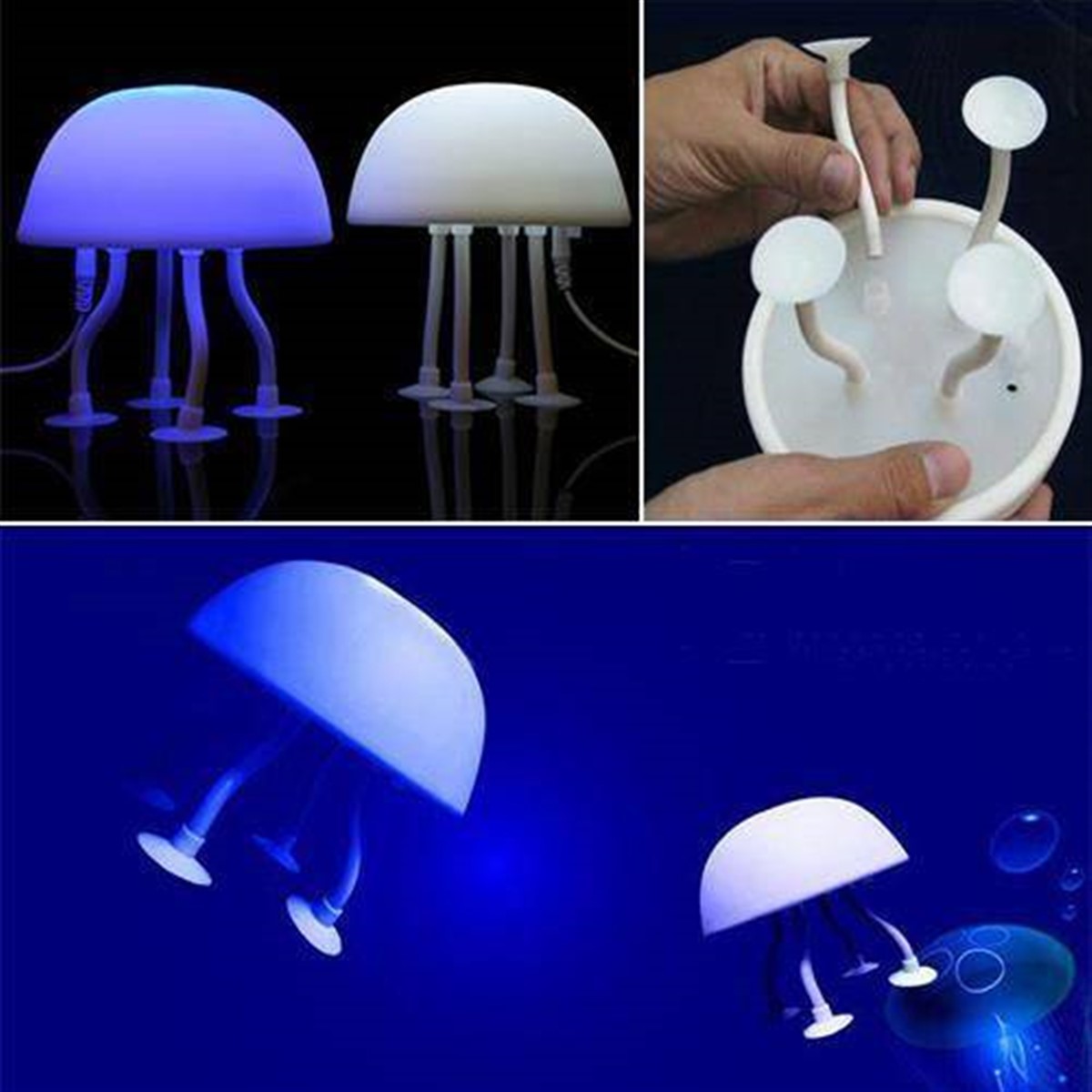 Denizanası Şeklinde Usb Gece Lambası