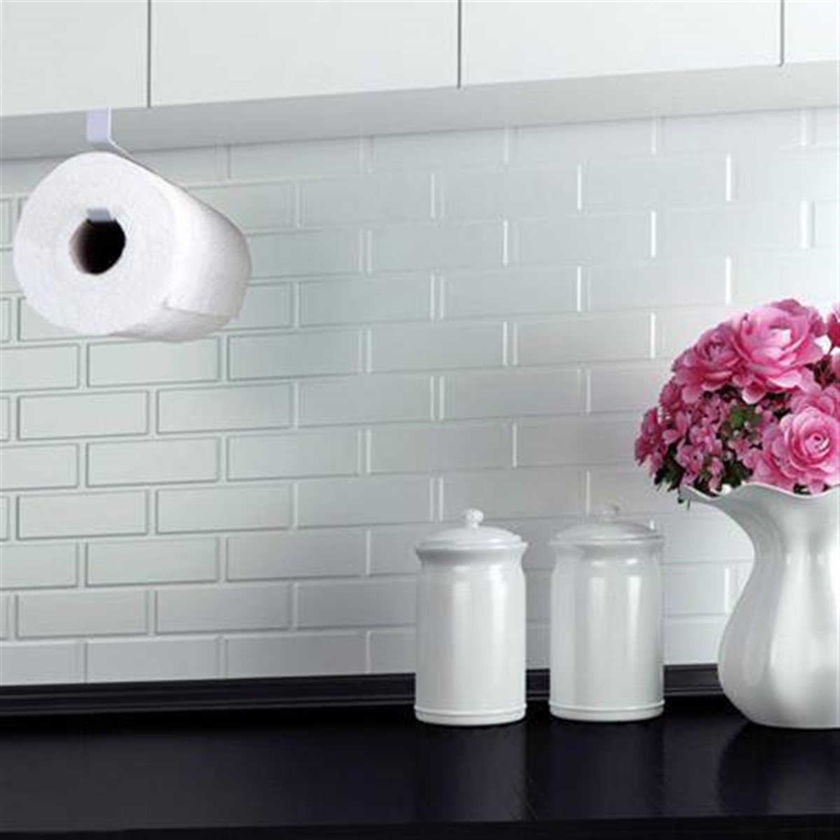 Metal 2 Cm Kalınlık Raf Altı Kağıt Havlu Fincan Askılığı