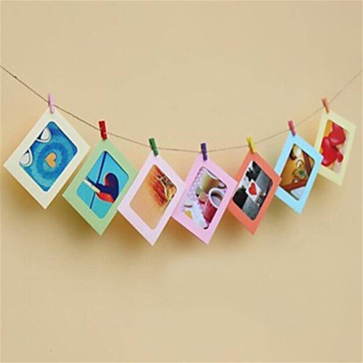 İpli Mandallı Fotoğraf Albümü 7 Adet