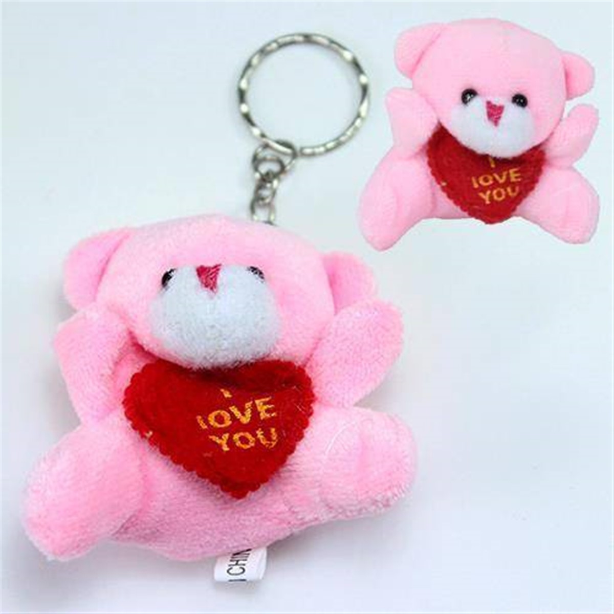 Sevimli Ayıcık Peluş Anahtarlık Asorti