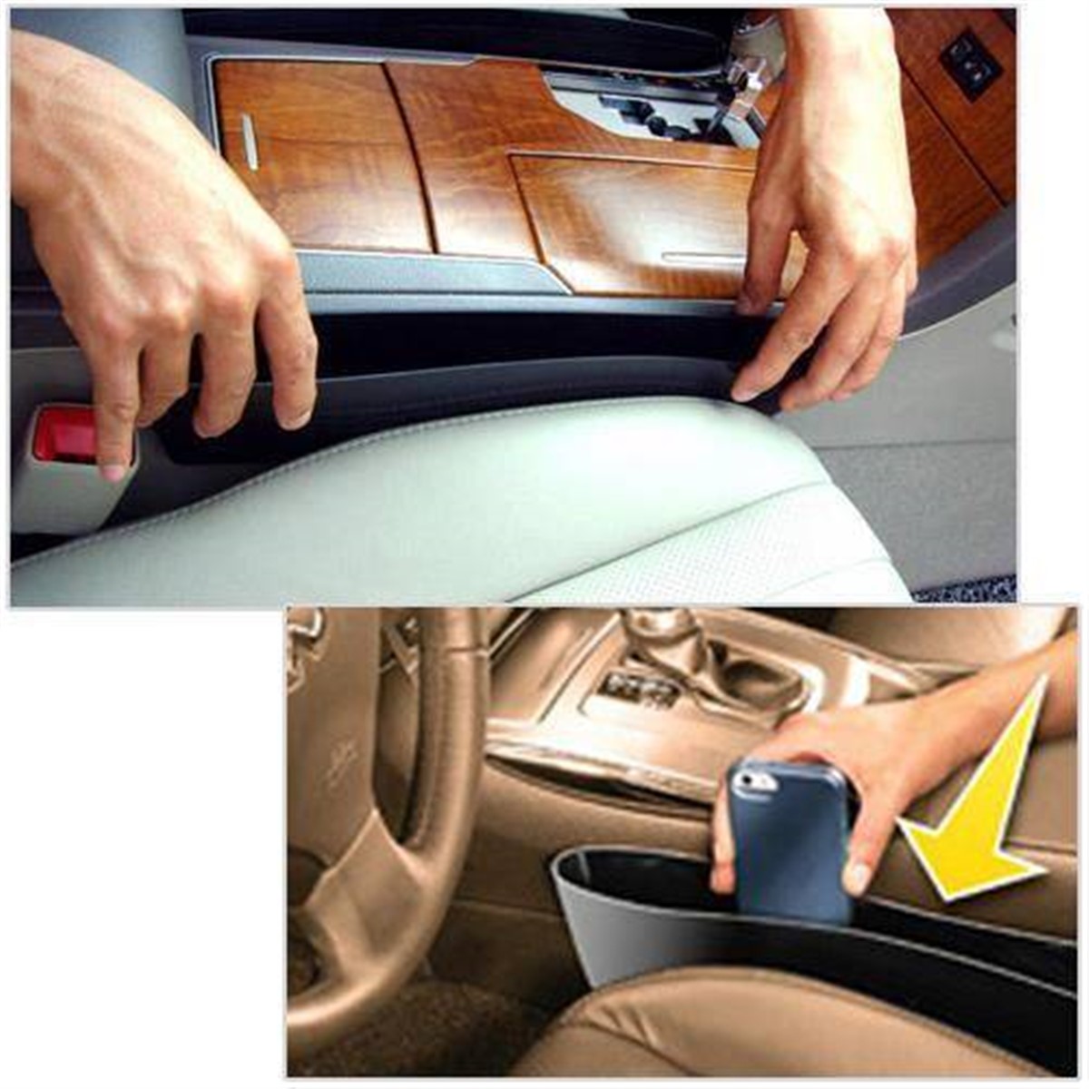 Araba İçi Ön Koltuk Kenar Koruyucu Toplayıcı Düzenleyici 2 Adet