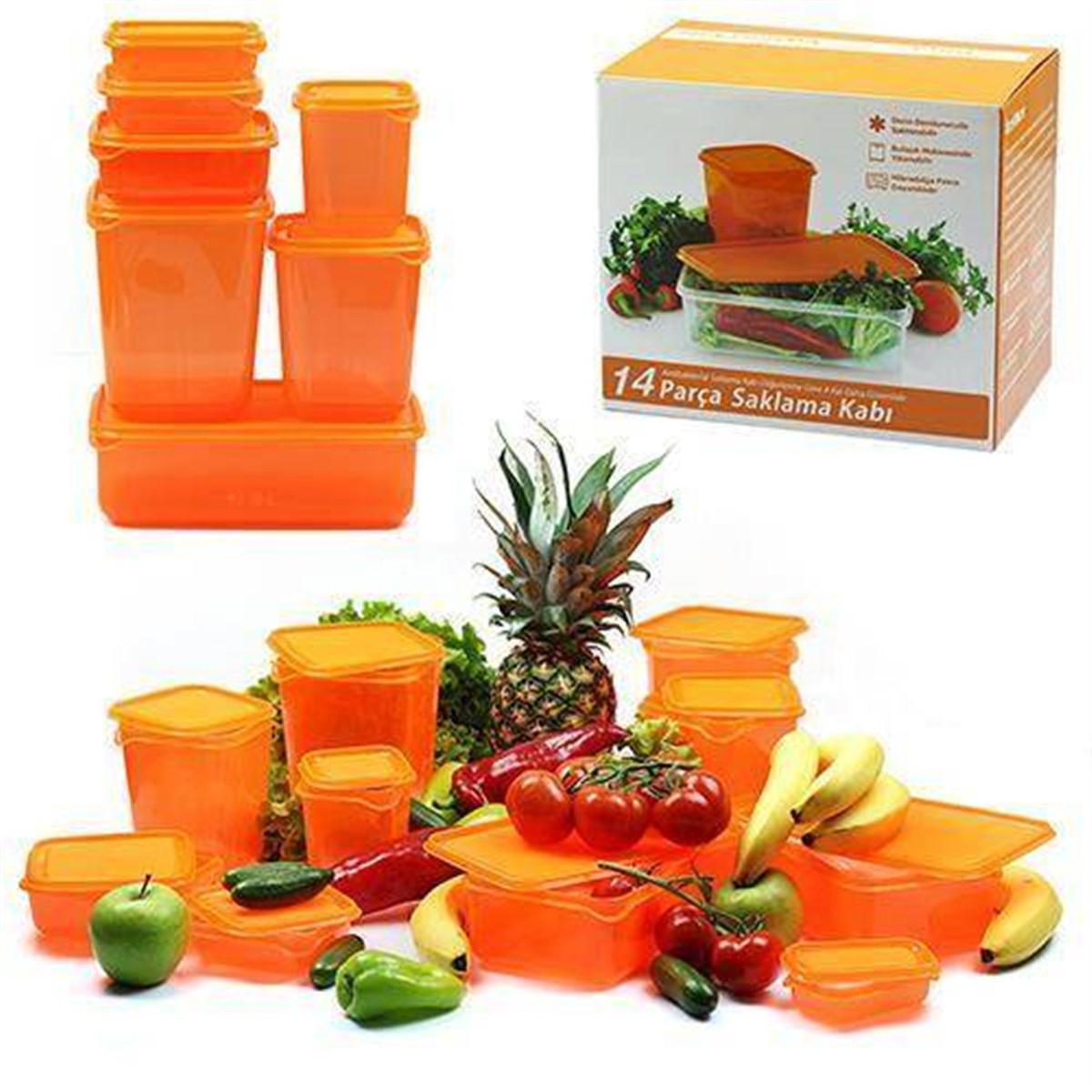 Saklama Kabı Seti 14 Parça