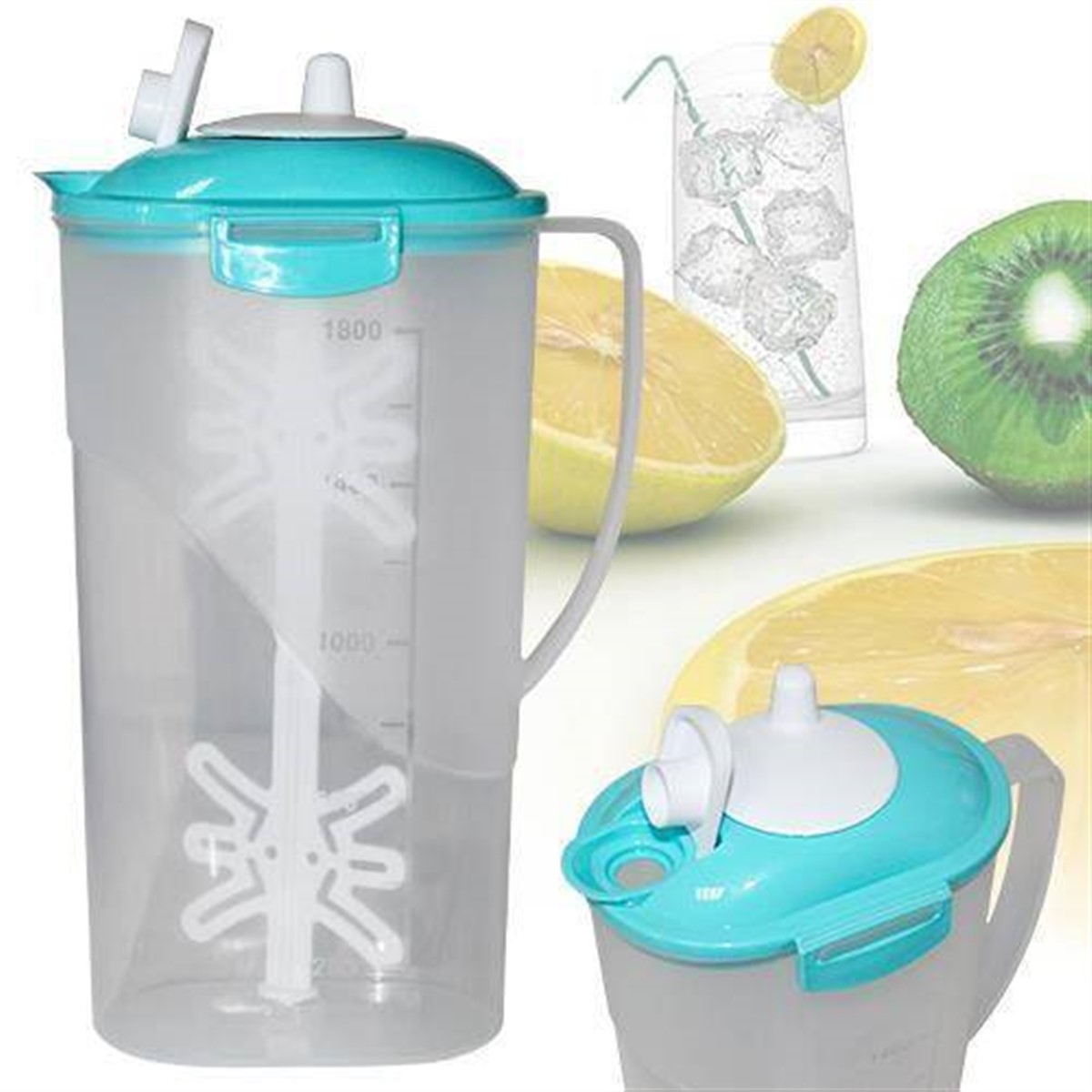 Kendinden Mikserli Sürahi Ayranmatik Asorti 1.8 Litre