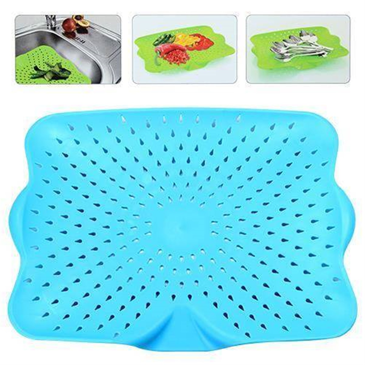 Çok Amaçlı Waterfall Plastik Lavabo Süzgeci Asorti