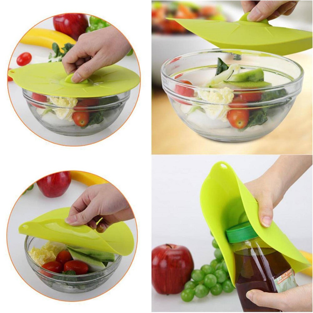 Silikon Tava Tencere Kapağı 15 cm Asorti