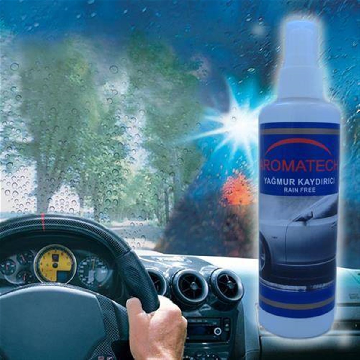 Araç Camı Yağmur Kaydırıcı Sprey Güvenli Sürüş