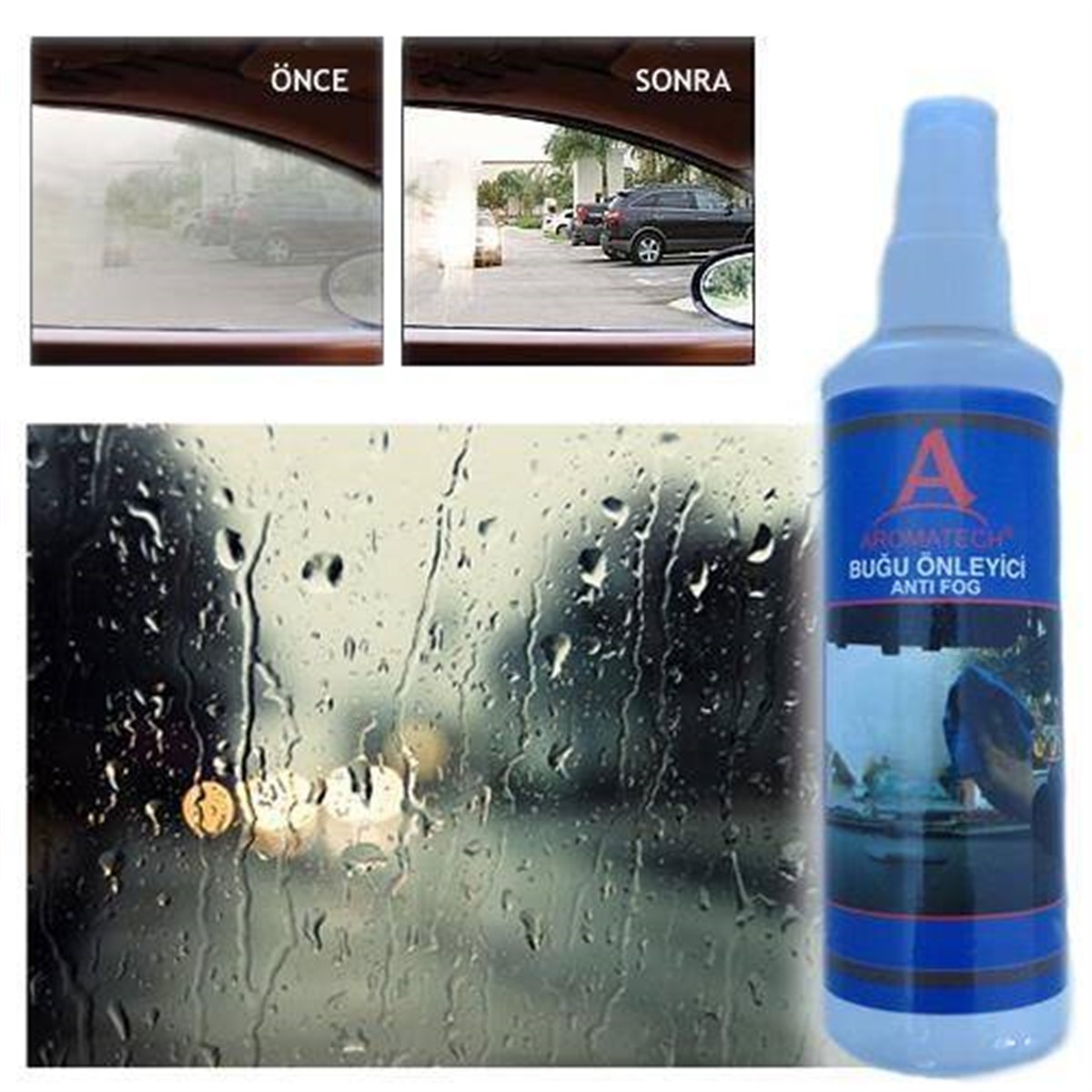 Araç Camı Buğu Önleyici Sprey Anti Fog