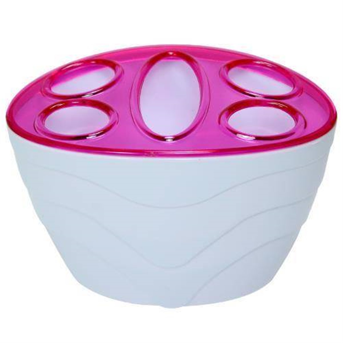 Plastik Kristal Banyo Seti Sıvı Katı Sabunluk Diş Fırçalık Asorti