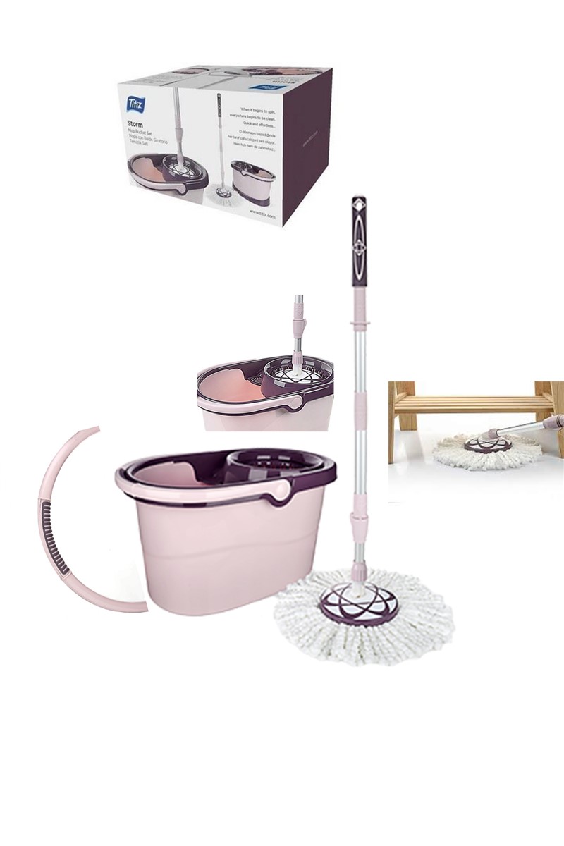 180 Derece Açılı Döner Mikrofiber Temizlik Seti 10 Lt