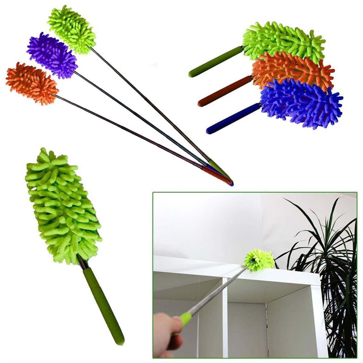 Uzayabilen Mikrofiber Toz Alma Aparatı