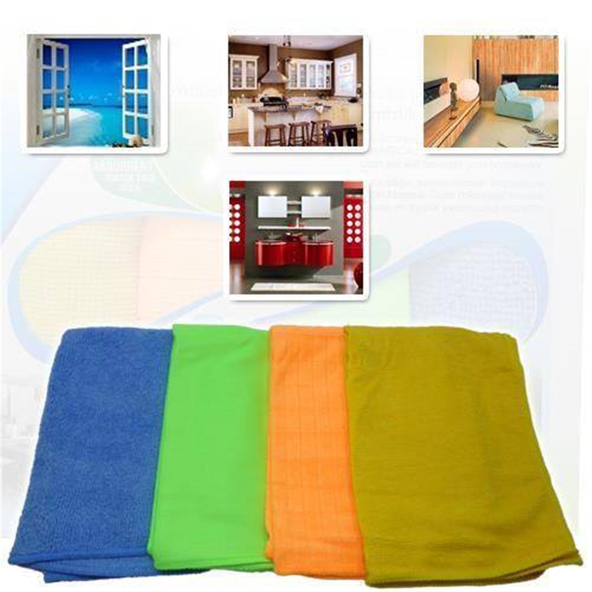 Mikrofiber Temizlik Seti 4 Parça