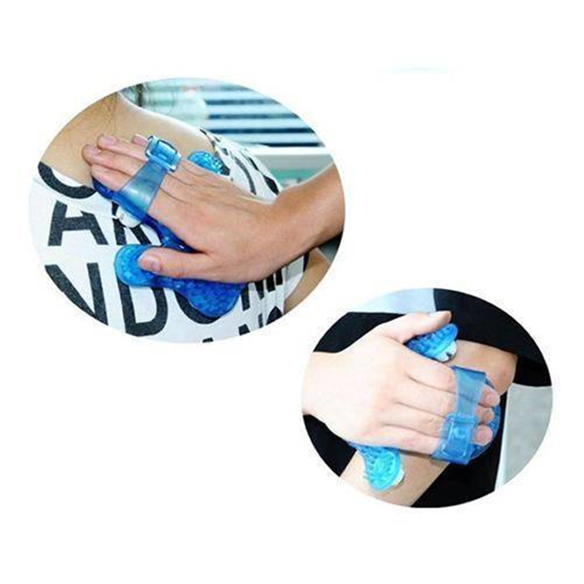 9 Misket Dönen Bilyeli El Şeklinde Masaj Eldiveni Asorti