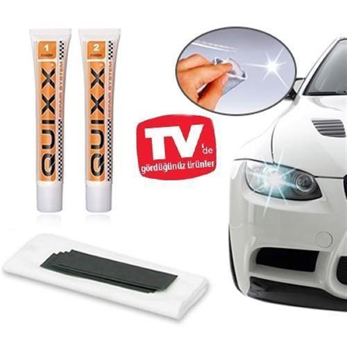 Araç Çizik Giderici Set Quixx Scratch Remover