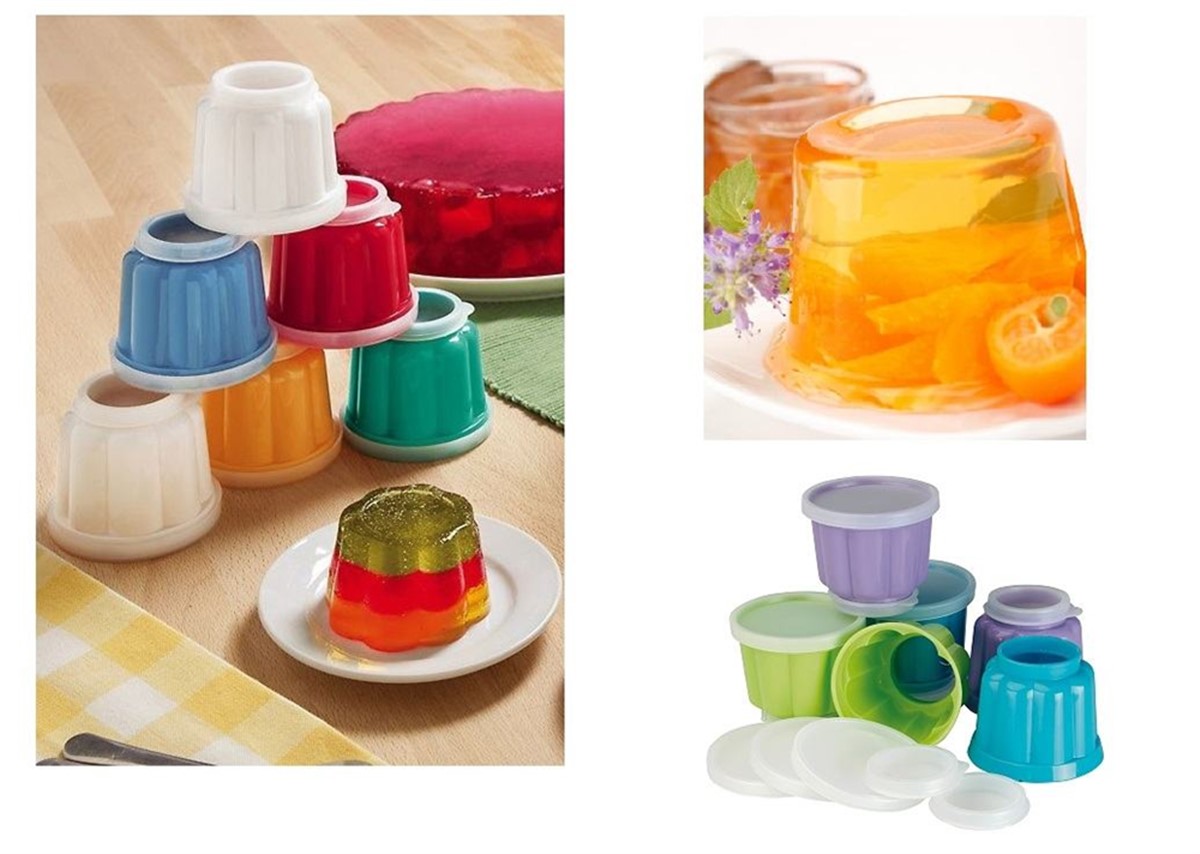 Çiçek Şekilli Jöle Kalıpları 2 Adet Asorti