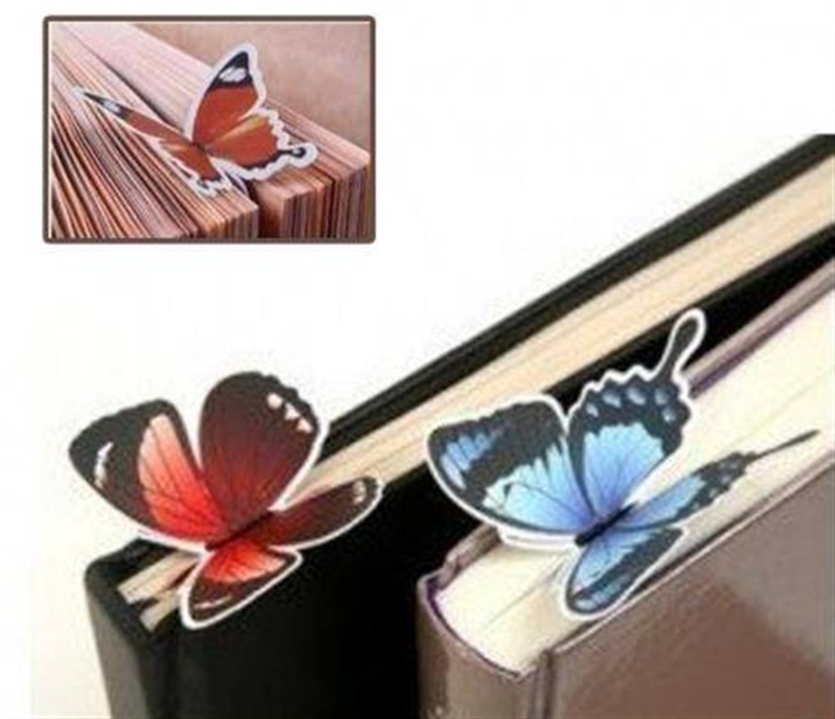 Şirin İlginç Kelebek Şeklinde Sihirli Mini Kitap Ayracı