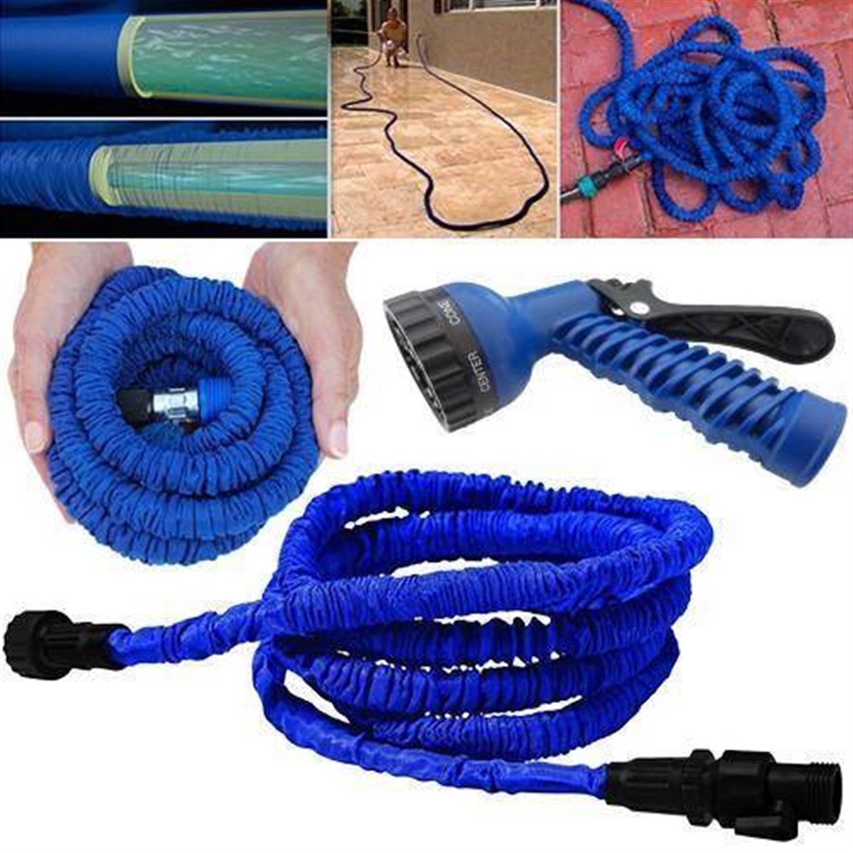 Uzayan Tabancalı Hortum Expandable Hose 15 Metre Asorti