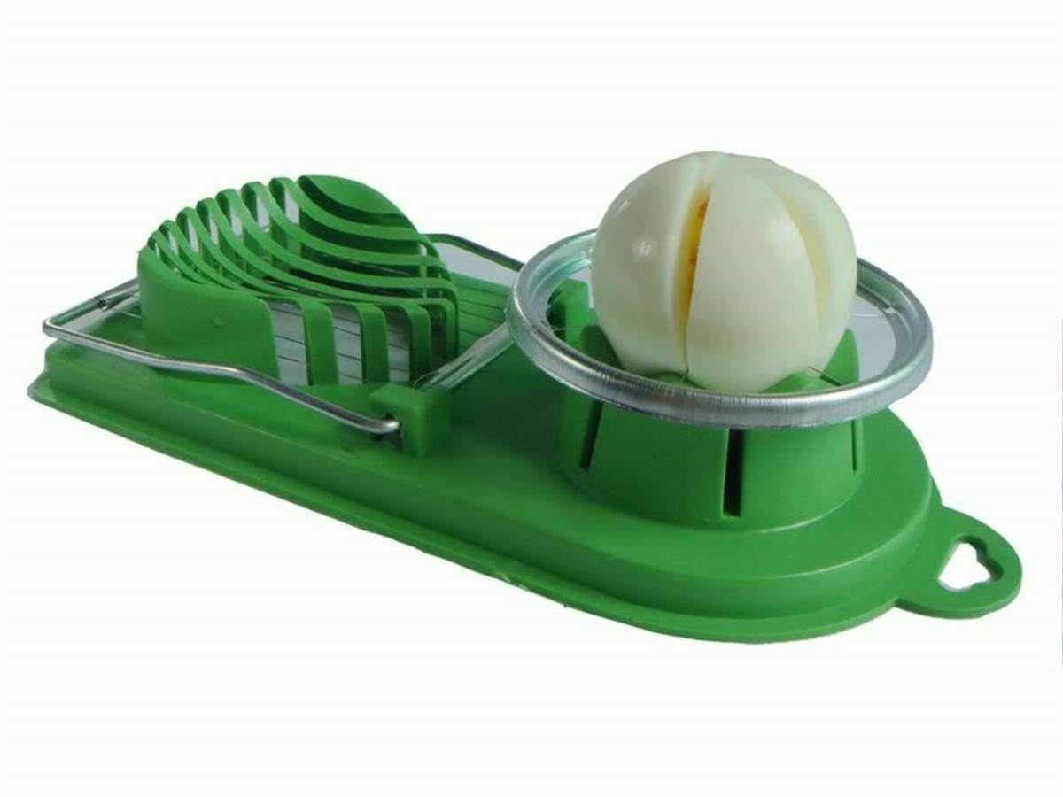 Egg Cutter Pratik 2 Fonksiyonlu Yumurta Dilimleyicisi Asorti