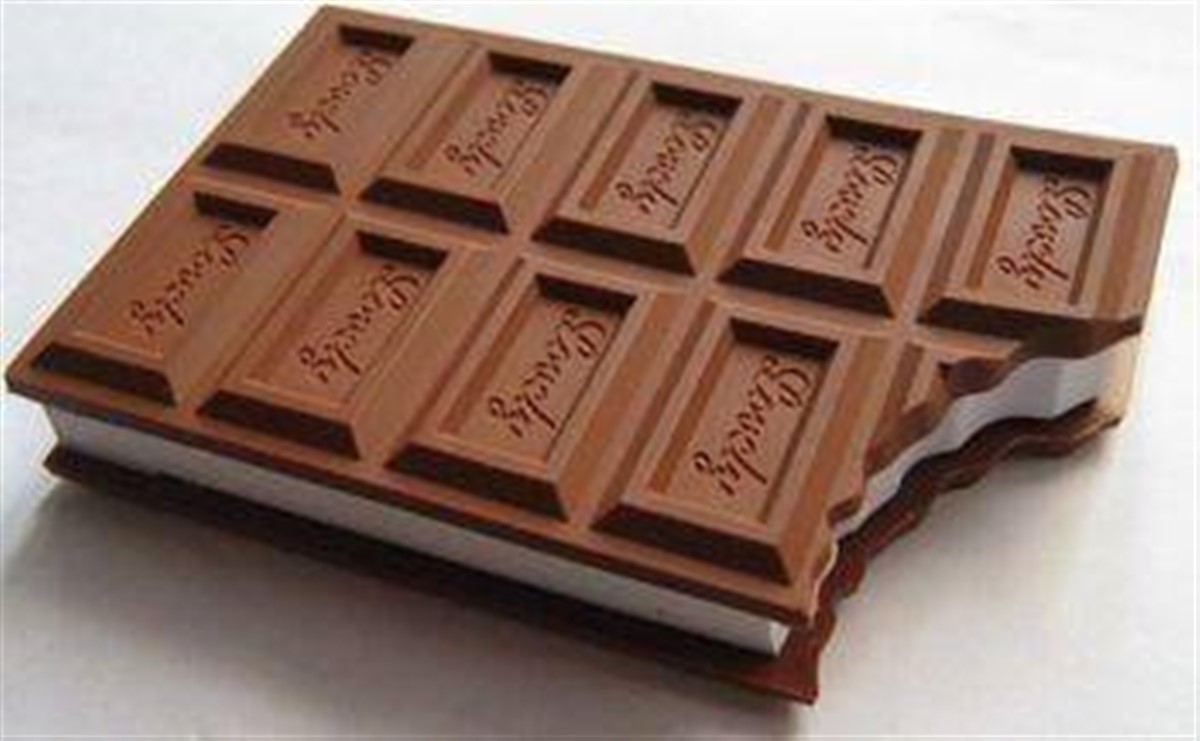 Çikolata Görünümlü Not Defteri