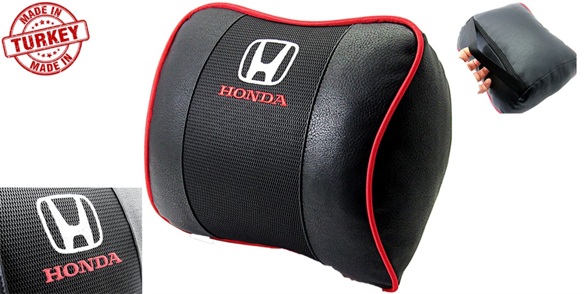 HONDA Geniş Havalı Deri Boyun Seyahat Uyku Yastığı 1 Adet