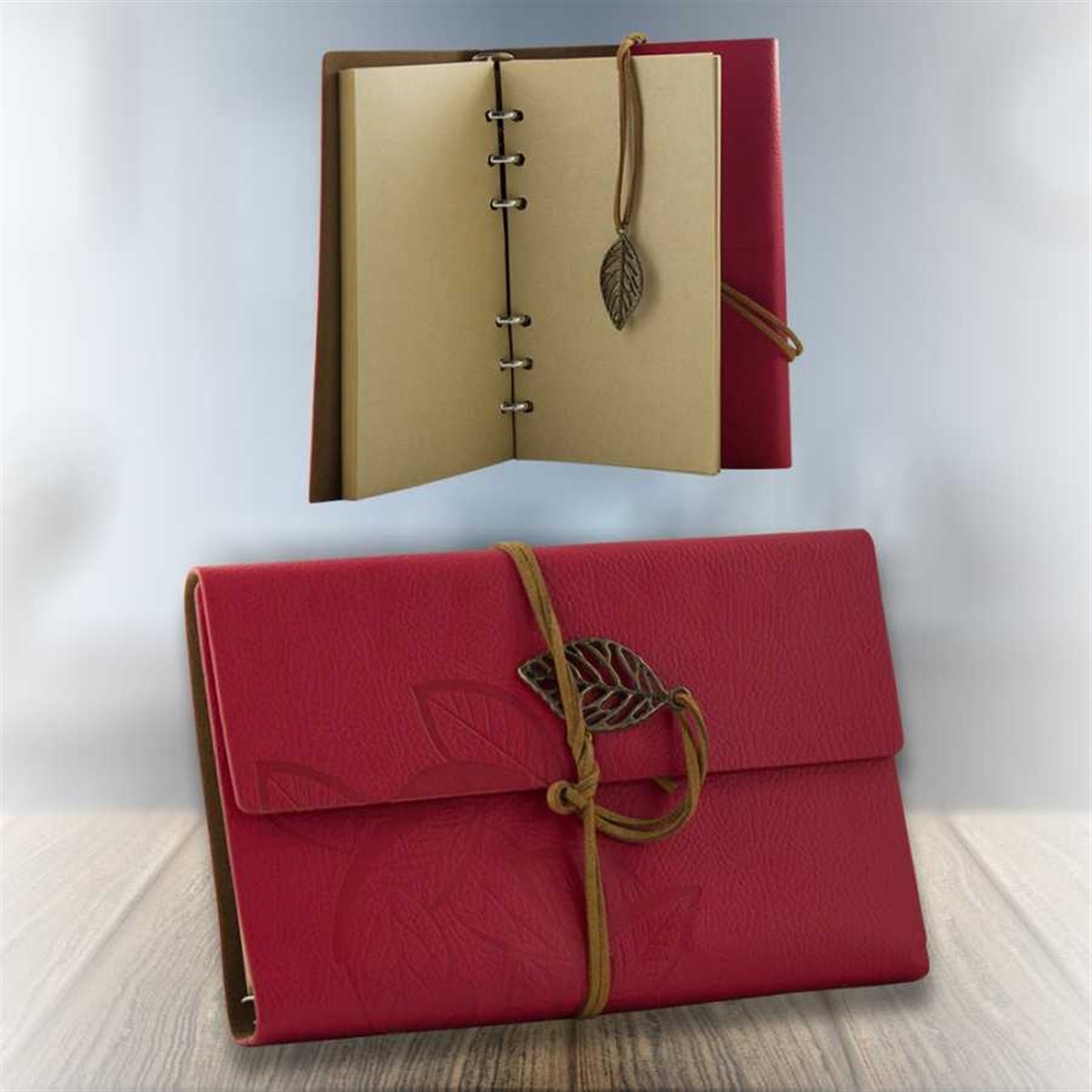 Cüzdan Görünümlü Ayraçlı Günlük Not Defteri Asorti