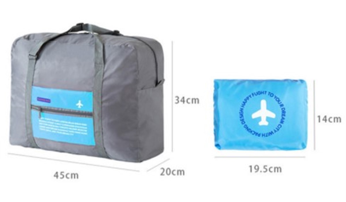 Katlanabilir Sihirli Su Geçirmez Seyahat Çantası 32 Lt Asorti