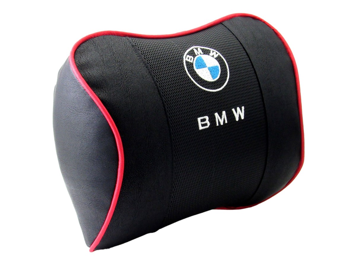 BMW Özel Geniş Deri Boyun ve Seyahat Uyku Yastığı 1 Adet