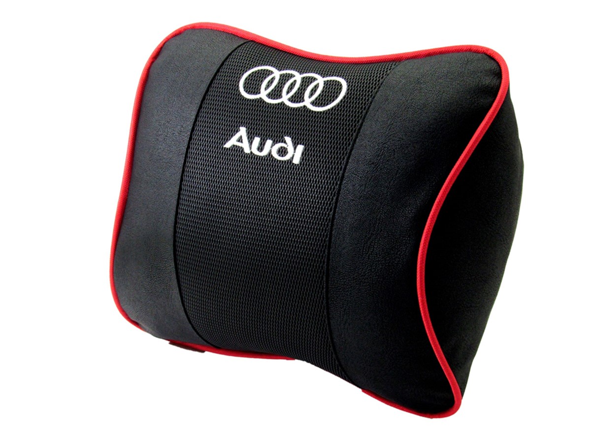 Audi Özel Geniş Deri Boyun Seyahat Uyku Yastığı 1 Adet