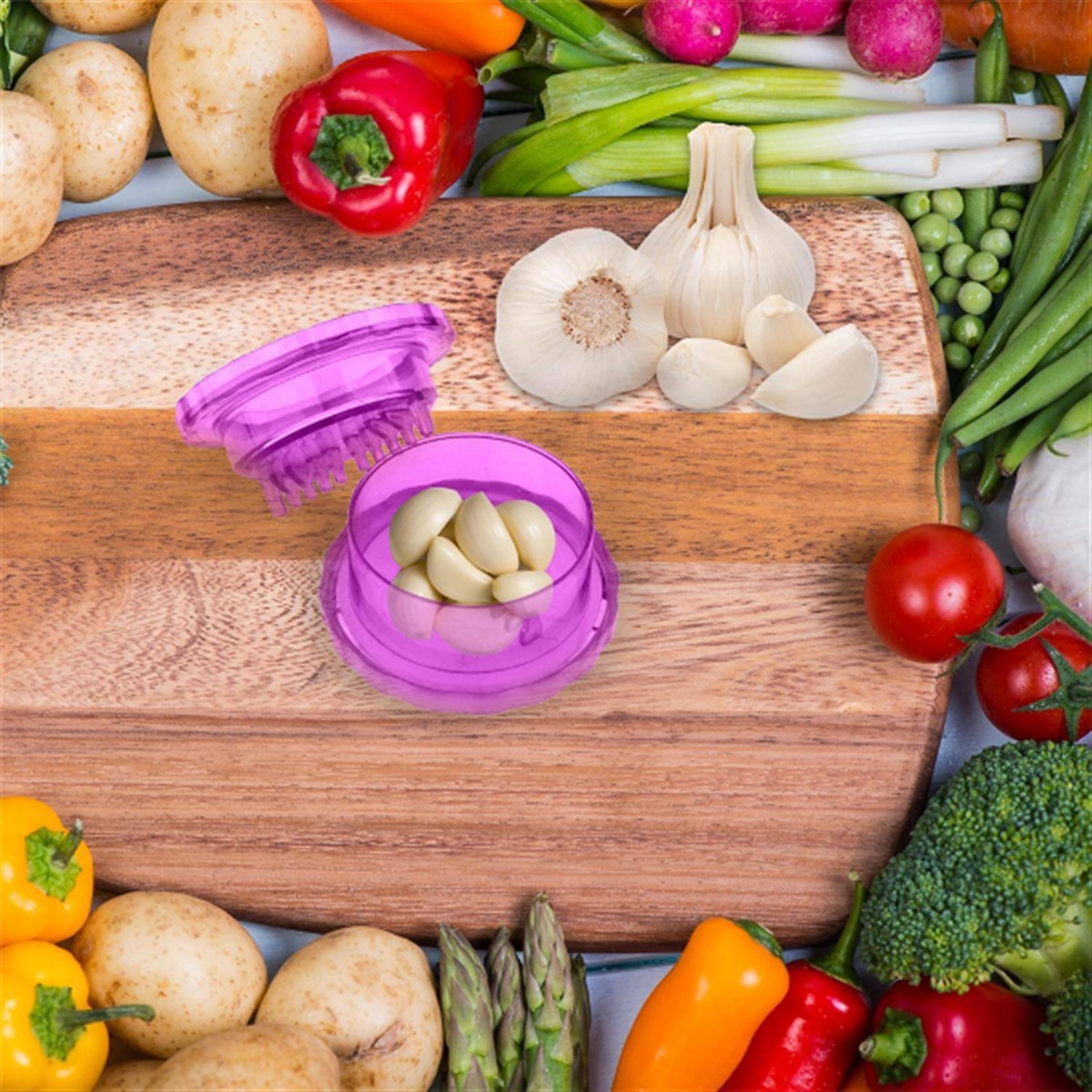 Plastik Avuç İçi Sarımsak Rondosu Garlic Pro Asorti