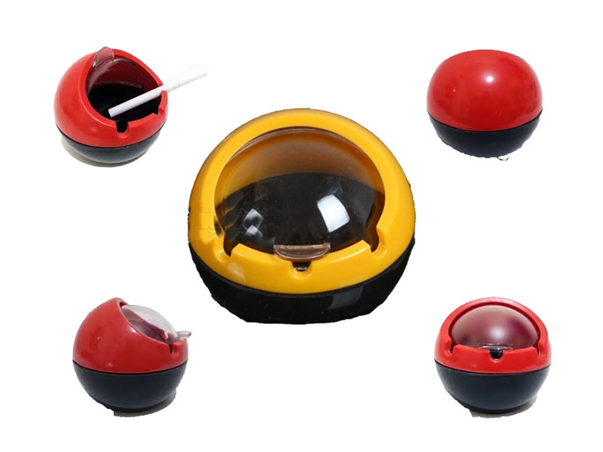 Aç Kapa Şeffaf Kapaklı Araç İçi Çöp Kovası Küllük Asorti