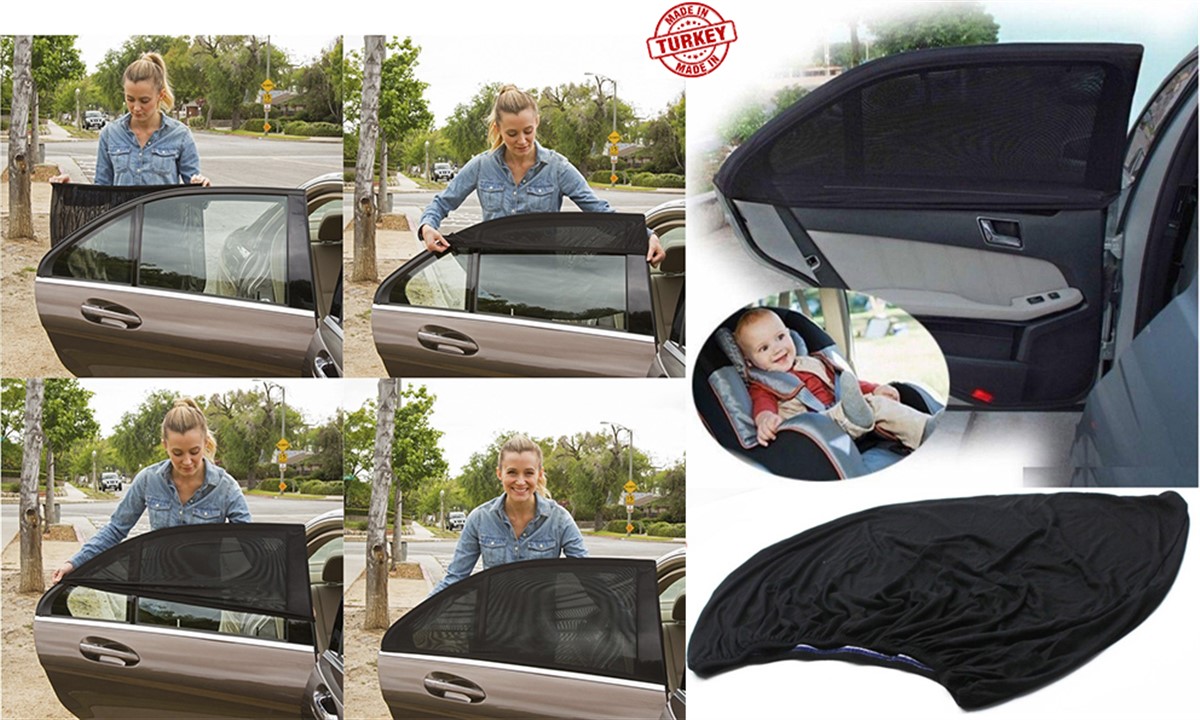 Sedan Hatchback Araçlara Özel Oto Bebek Güneş Perdesi Cam Çorabı
