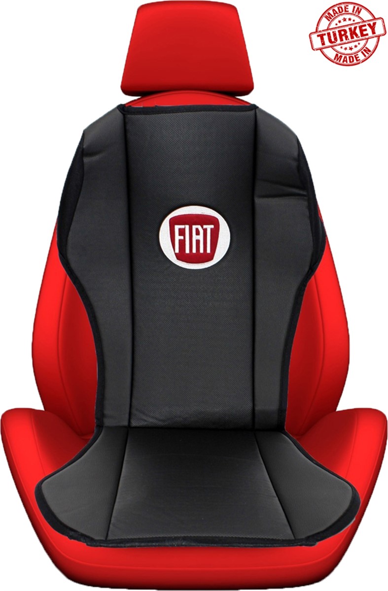 Universal FIAT Logolu Deri Araç Koltuk Minderi