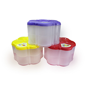 Yonca 2 Katlı 10 Bölmeli Dikiş Makyaj Aksesuar Kutusu Asorti