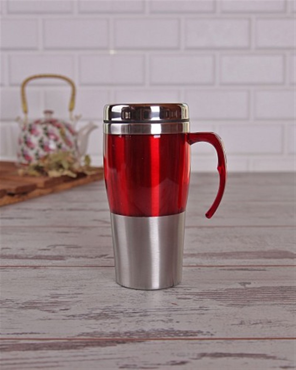 Büyük Renkli Termos Kupa Çay Kahve Bardağı