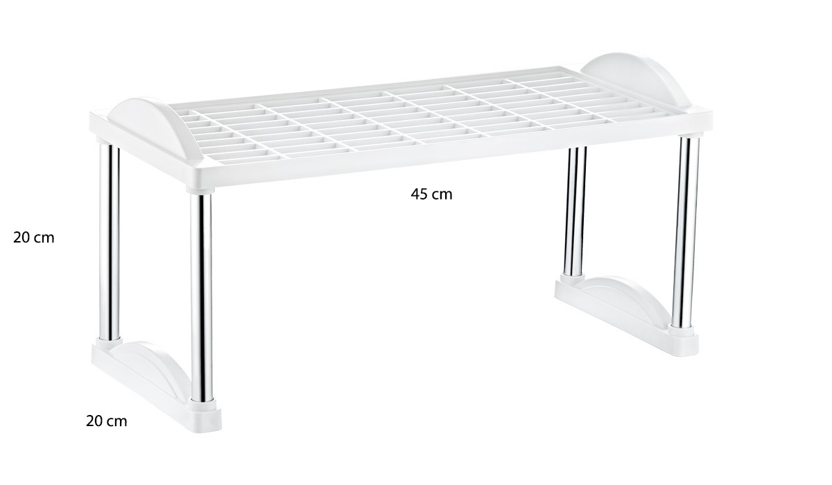 Metal Ayaklı Kat Kat Kullanılan Dolap İçi Tezgah Üstü Raf