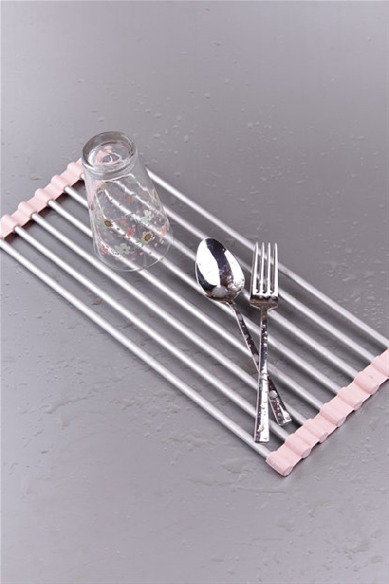 Katlanabilir Alüminyum Lavabo Üstü Düzenleyici Bulaşık Kurutmalık