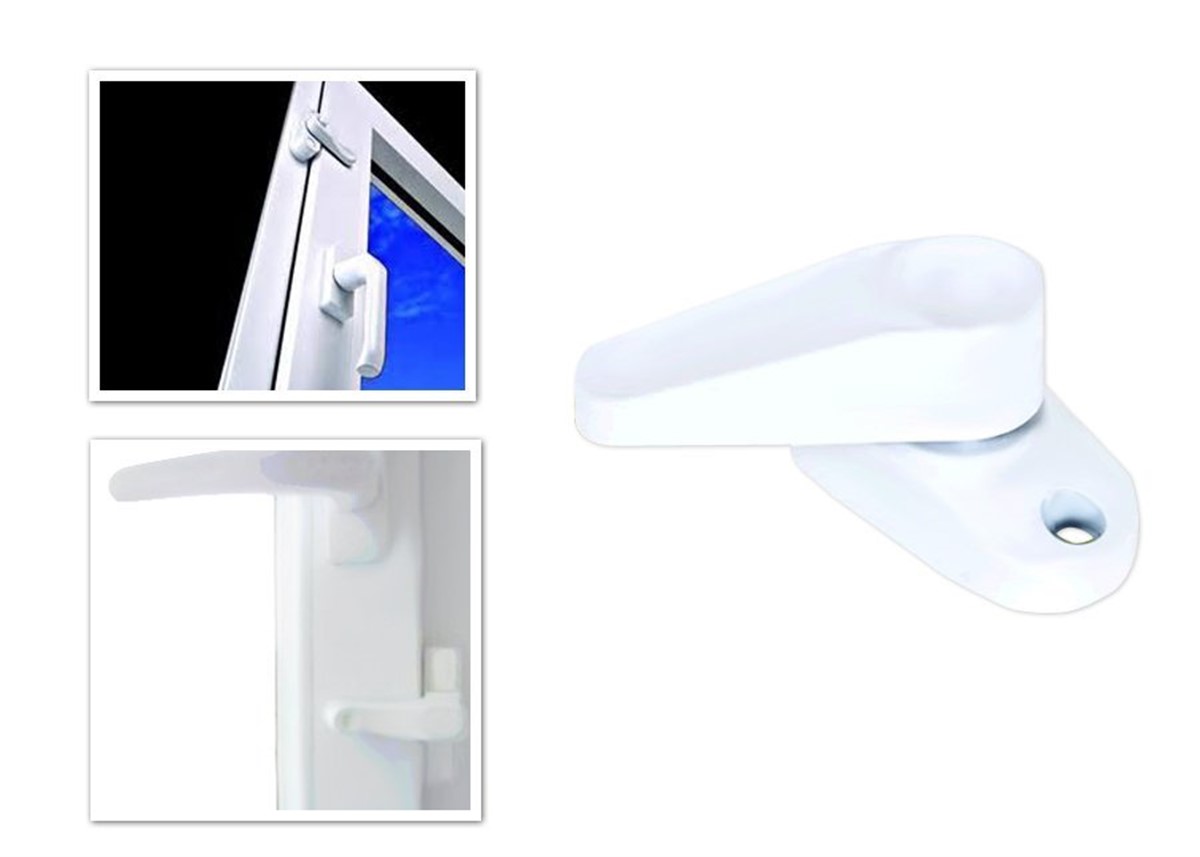 PVC Pencere Güvenlik Çocuk Bebek Kapı Emniyet Kilidi Plastik