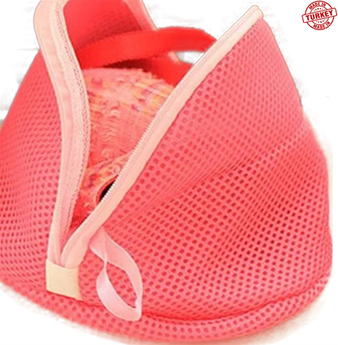 Fermuarlı Air File İç Çamaşır Sütyen Yıkama Taşıma Torbası Asorti