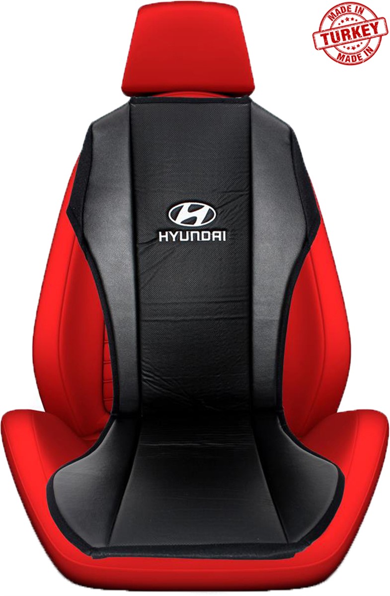 Universal HYUNDAİ Logolu Deri Araç Koltuk Minderi