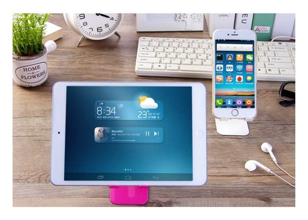 Adam Şeklinde Metal Masaüstü Cep Telefonu Tablet Şarj Standı