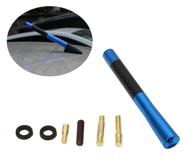 Karbon Fiber Oto Radyo Anten Çubuğu Asorti